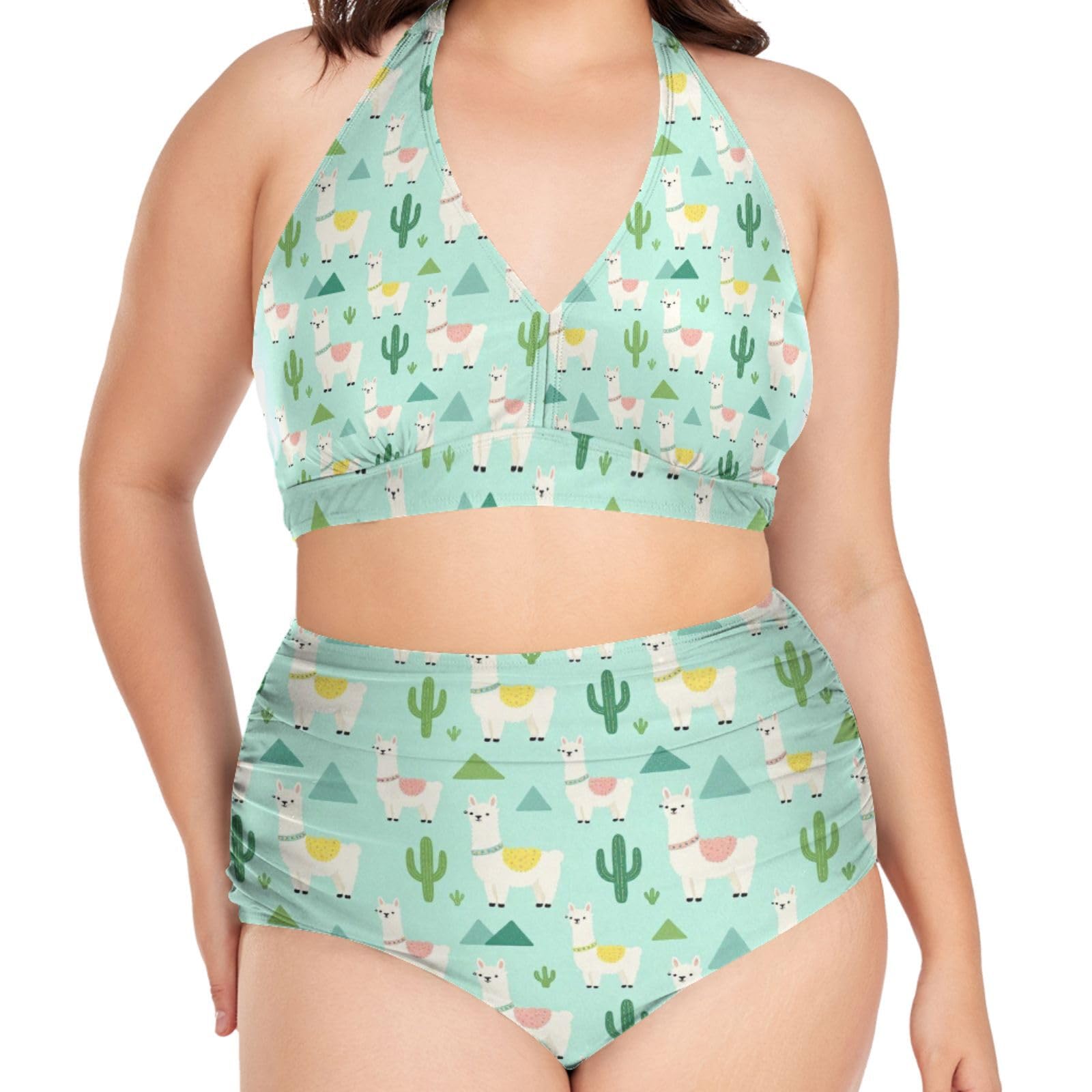FRODOTGV Stroje kąpielowe damskie plus size L-4XL