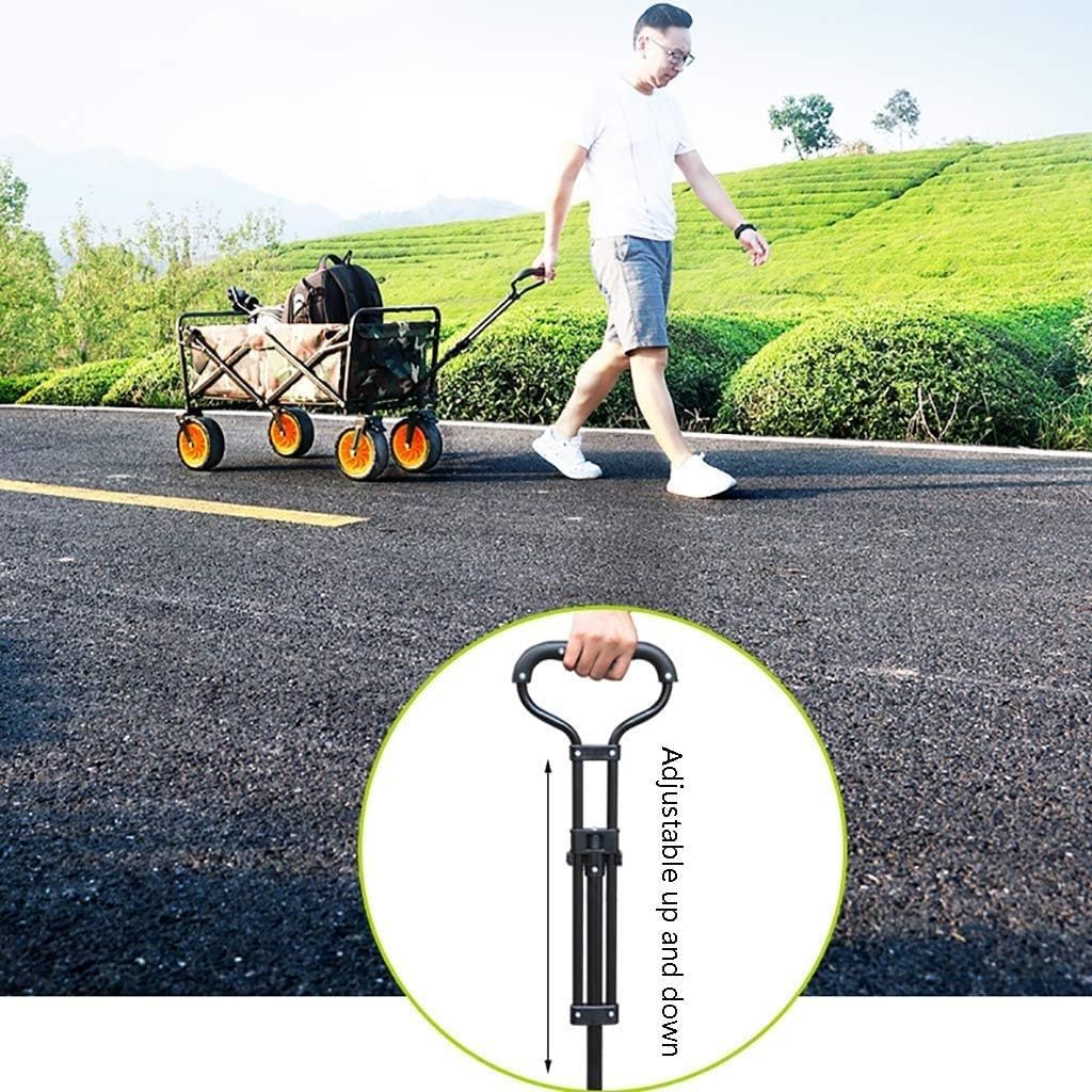 Trolleys,Multifunction Trolley,Portable Recycling Vehicles,Outdoor Four-Wheel Foldable Portable Hand Truck Beach Fishing Shopping Grocery Shopping Cart Camping Cart Cart, Foldable Cart,Navy