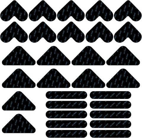 30 Piezas Pinzas para Alfombras, Antideslizantes para Alfombras, Antideslizante Alfombra Pinzas, Sujeta Alfombras Casa Reutilizable, Base Antideslizante para Moqueta para Salón, Dormitorio, Oficina