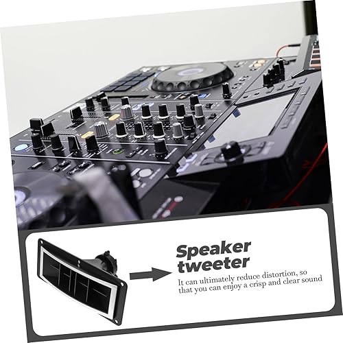 Miniatura 4 de Toyvian Caja de escenario Bocina Accesorios de coches Mini altavoces estéreo Altavoces domo Tweeters Bocina de DJ Tweeter Reemplazo Automotriz