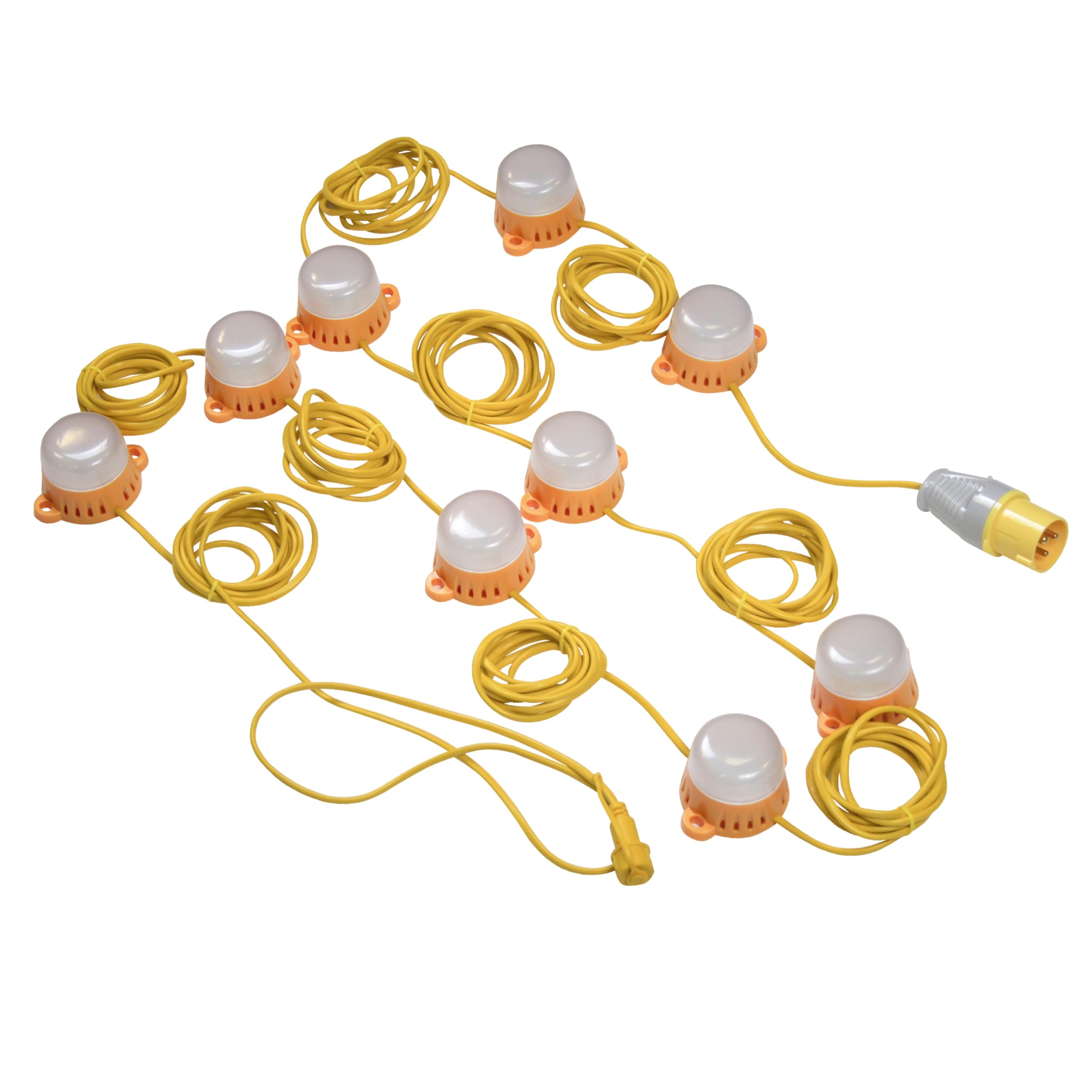 Lighthouse LED Festoon Lights 22M 10 Bulbs 110V