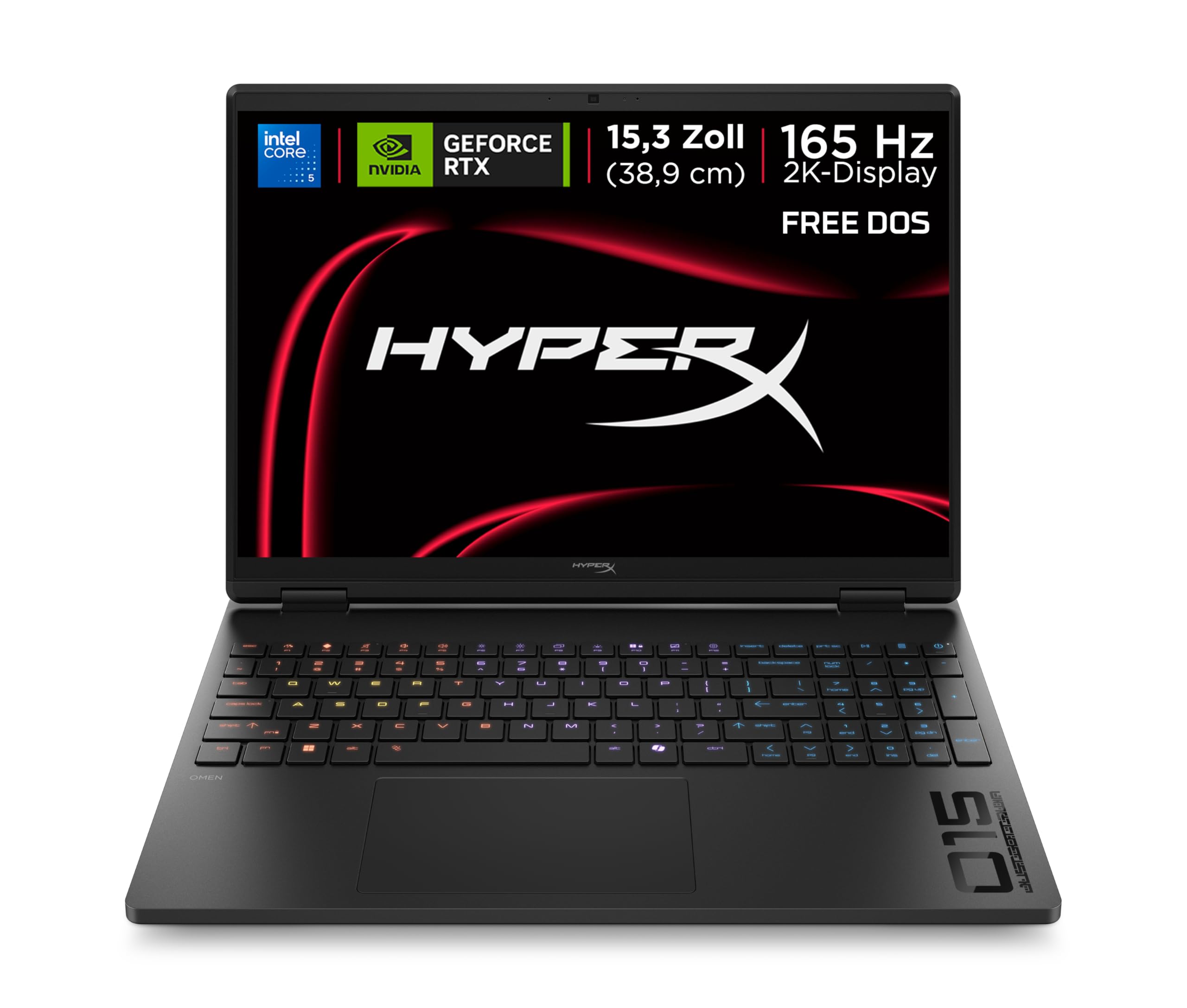 HP HyperX Omen 15 Laptop, Intel Core 5 210H, RTX 5050, 16GB RAM, 512GB SSD – Amazon Angebot