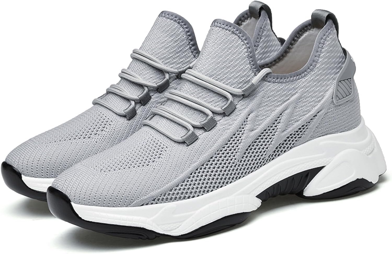 Elevate Shoes - Scarpe da ginnastica da uomo, 10 cm, invisibili, in rete, rialzo