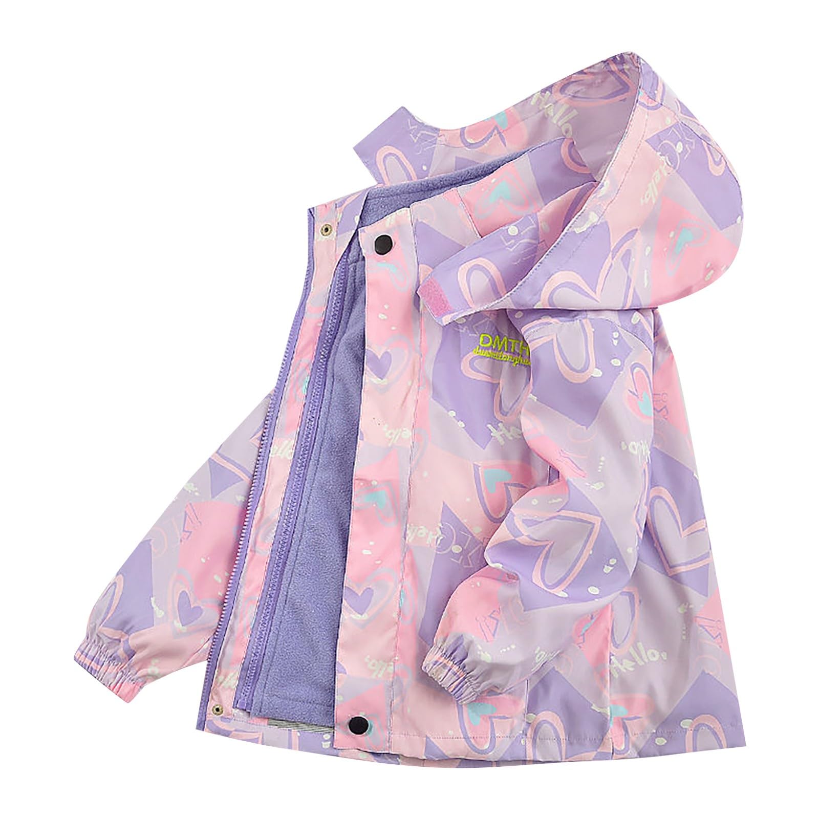 Vêtements de ski imperméables à manches longues, imperméables et résistants à la neige avec veste intérieure amovible pour enfants, grands enfants et filles, doudoune pour femme
