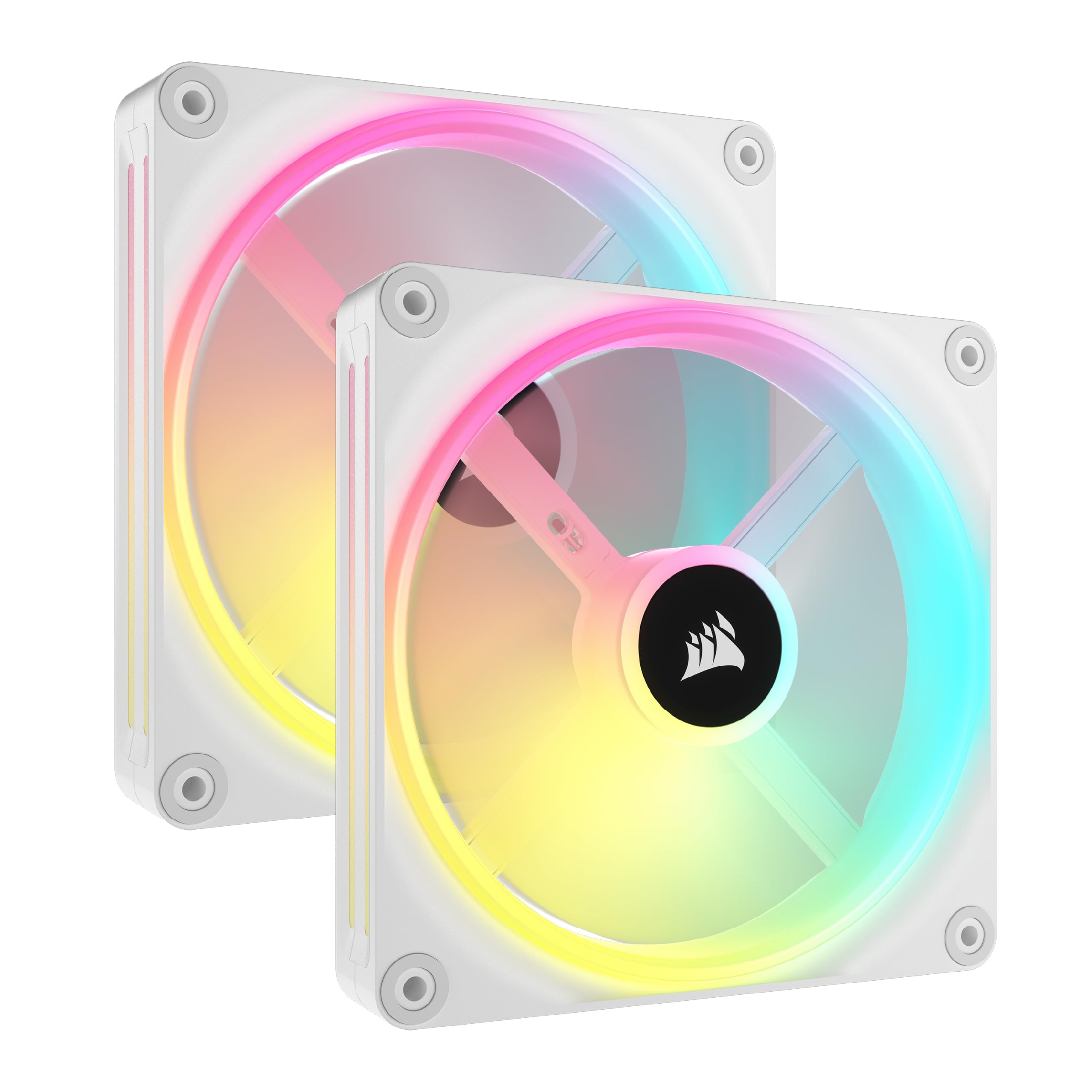 Amazon | CORSAIR iCUE LINK QX140 RGB スターターキット White 140mm 