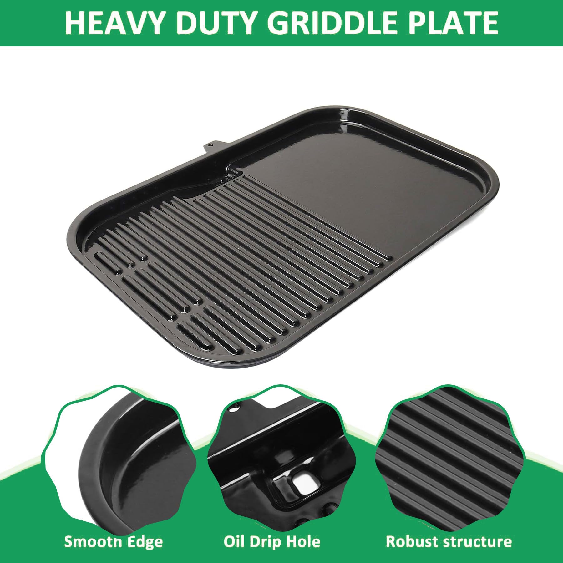 WELL GRILL Griglia e piastra piatta per Ninja Woodfire XL OG850/OG901 accessori, antiaderente BBQ Combo piatto e piastra piastra per Ninja XSKOGXLGGCMEU