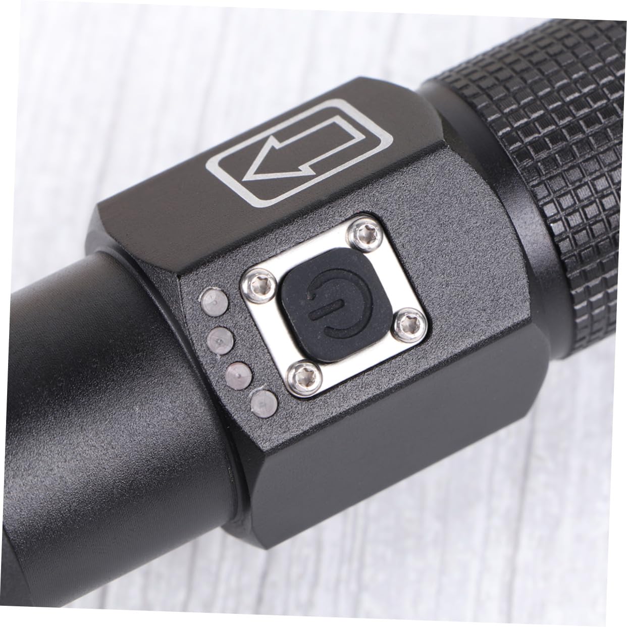 Gatuida Torcia Elettrica Ricaricabile USB XHP90 2500 Lumen Zoom Telescopico | Lega di Alluminio Resistente e , Ricarica Micro Usb, per Pesca e Campeggio, Formato Portatile