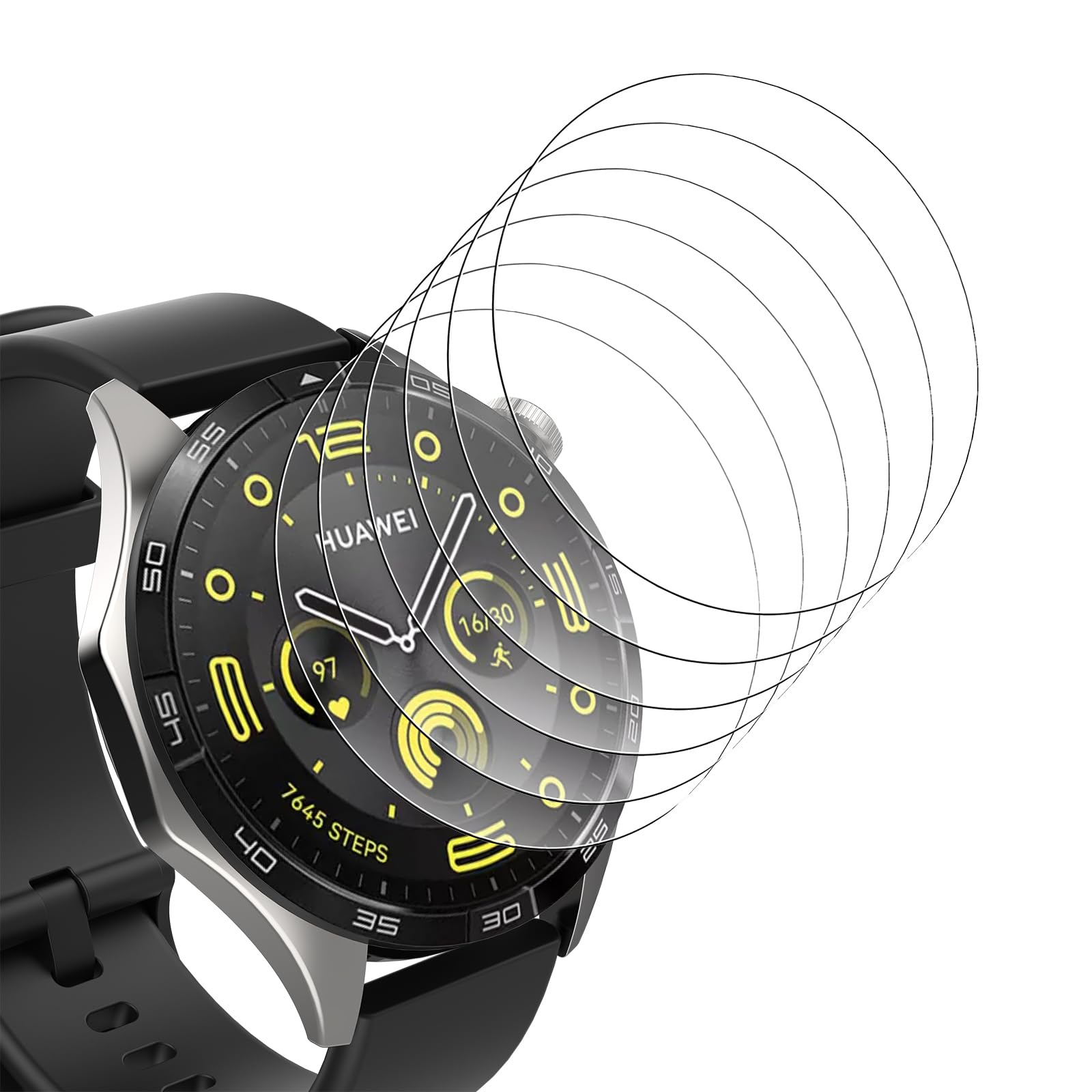 Amazon.co.jp: Bigqin HUAWEI Watch GT6 / GT5 / GT4 46mm 対応 強化