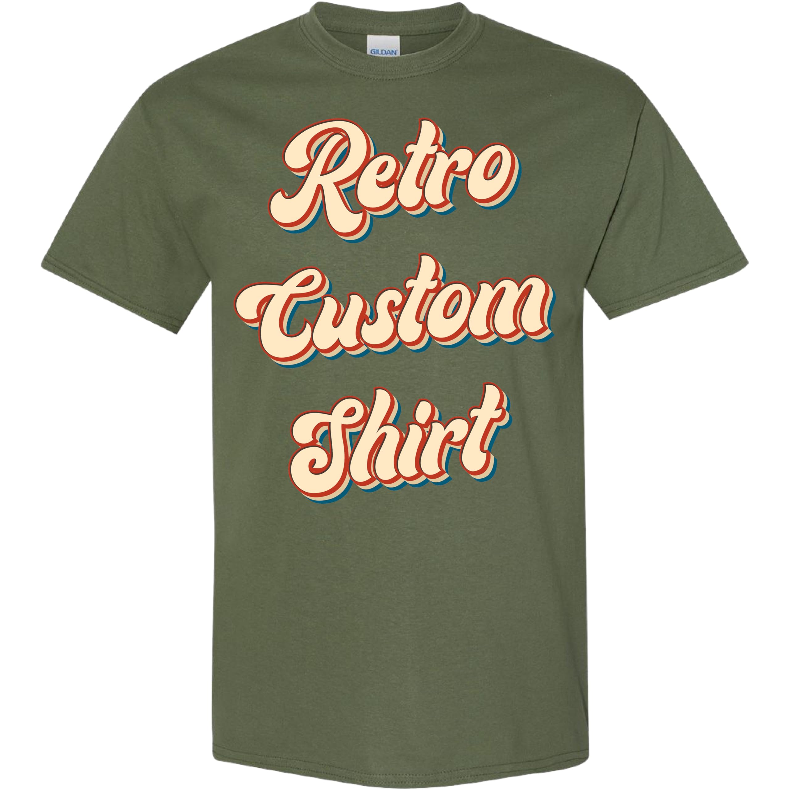 MAYATX Custom T Shirts Add Your Text Custom Shirt for Men Customized T Shirts Unisex Cotton Personalized T Shirts