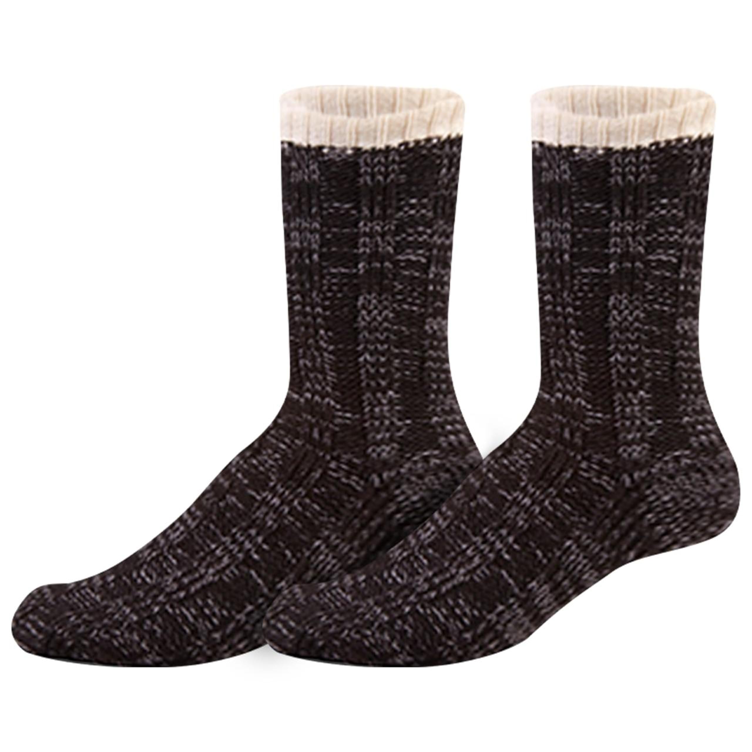 Sock Stack Mens Chunky Slipper Socks Non Slip Gripper Lounge Sock For Him 4.9 TOG Thermal Winter Gift UK 6-11