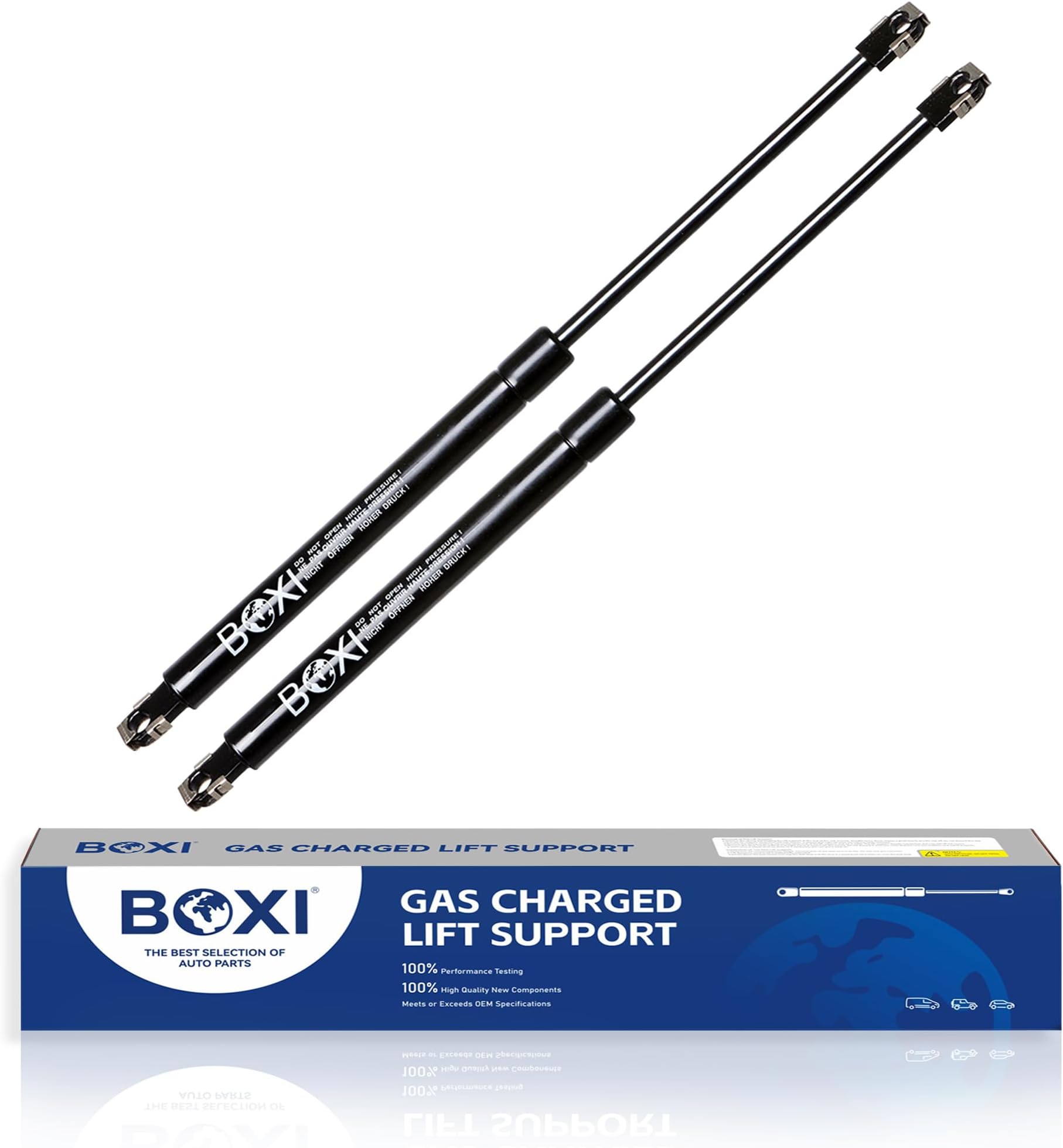 BOXI 2pcs Front Hood Gas Charged Lift Supports Struts Shocks Springs Dampers for BMW E36 3 Series M3 Convertible Coupe 1992 1993 1994 1995 1996 1997 1998 1999 | Replaces 51238119558