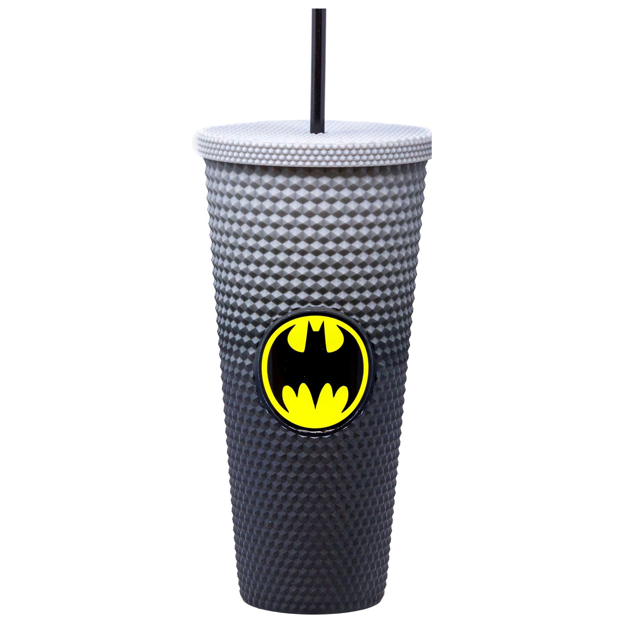 Spoontiques Batman 32oz Acrylic Studded Travel Cup