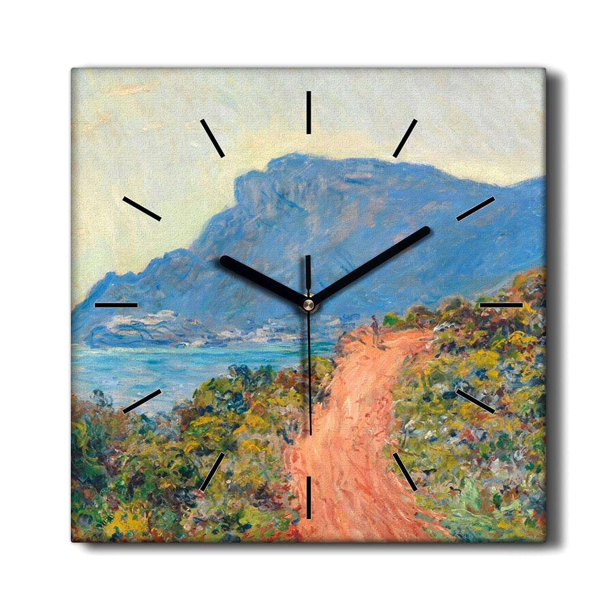 Horloge Murale sans tic-tac Coloray Monaco pour l'Ambiance du Salon