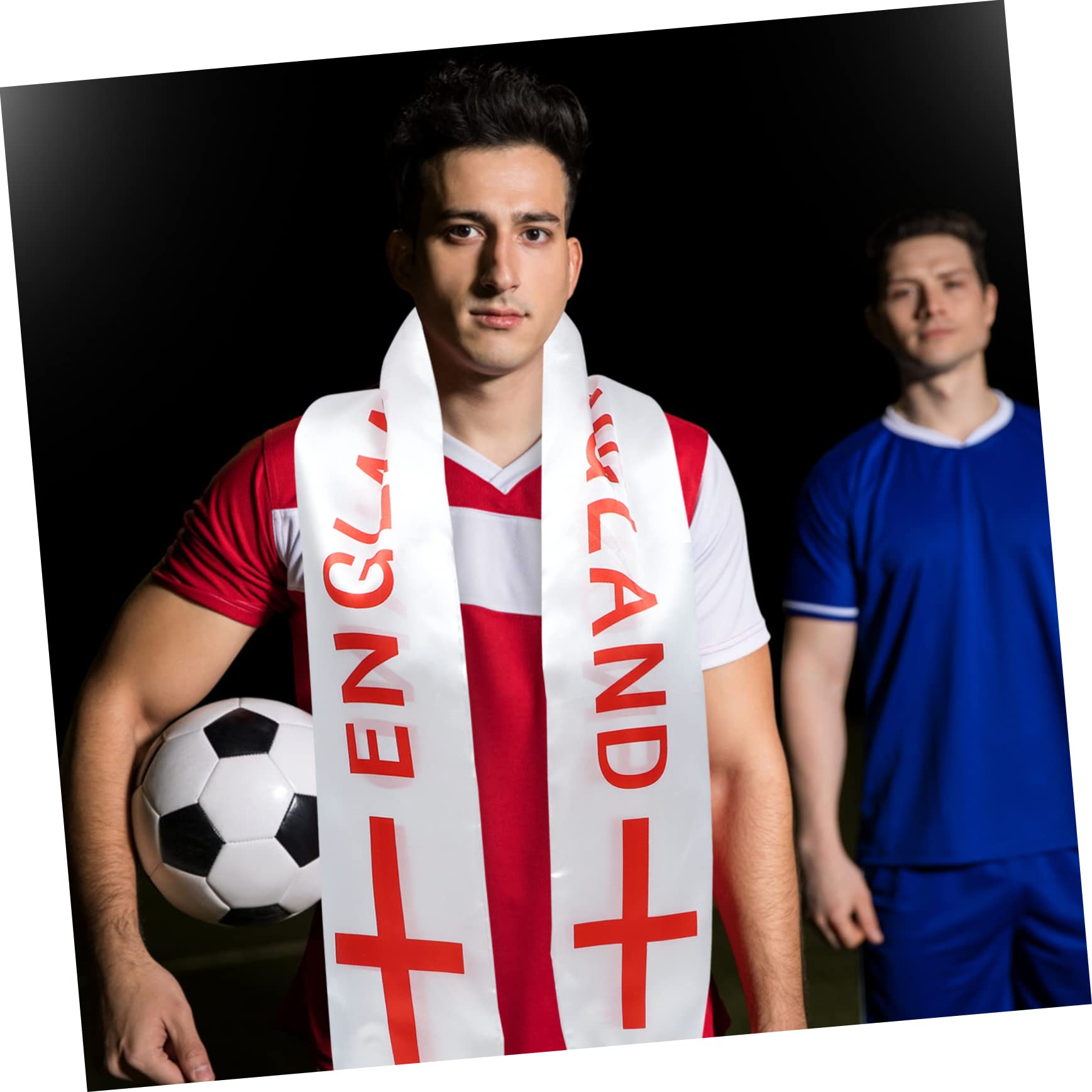 HANABASS 10 sciarpa dei calcio patrioti sciarpe a maglia sciarpa per appassionati sport Raso