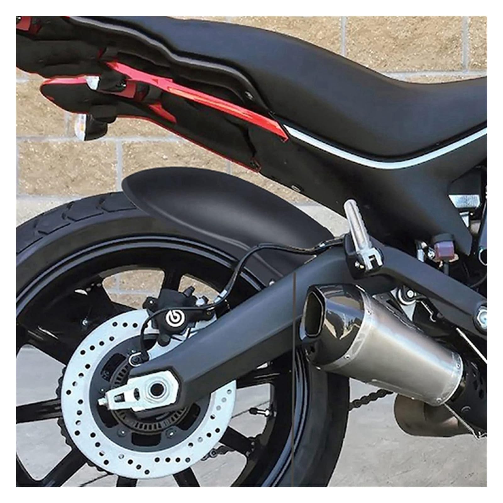 Extender Hugger Moto Posteriore Della Gomma Della Copertura Hugger Parafango Parafango Splash Guard Per Ducati Per Scrambler 800 2015-2020 2021 Fender Motocicletta