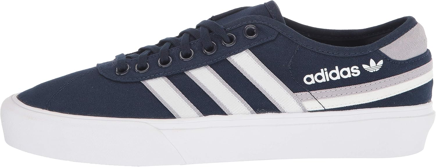 adidas Originals Men's Super Star Sneaker, Navy/White/Glory Grey, 8.5