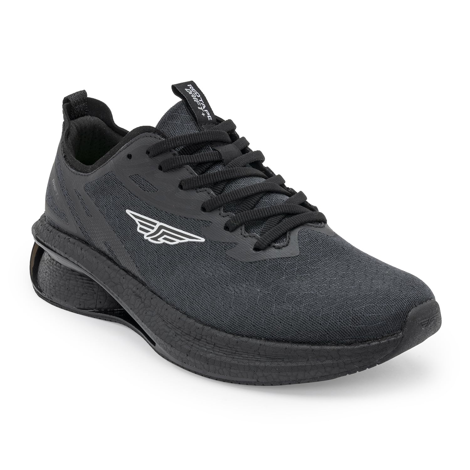 Athleisure Shoes for Men | Cultured Round-Toe Shape, Smart Ventilation & Drift+ Technology Black-image-13