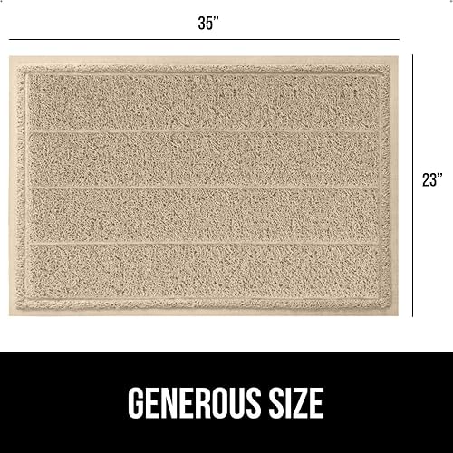 Miniatura 2 de GORILLA GRIP Tapete de malla con agarre de suciedad, de perfil bajo, resistente a las manchas y a la decoloración, resistente de secado rápido, a