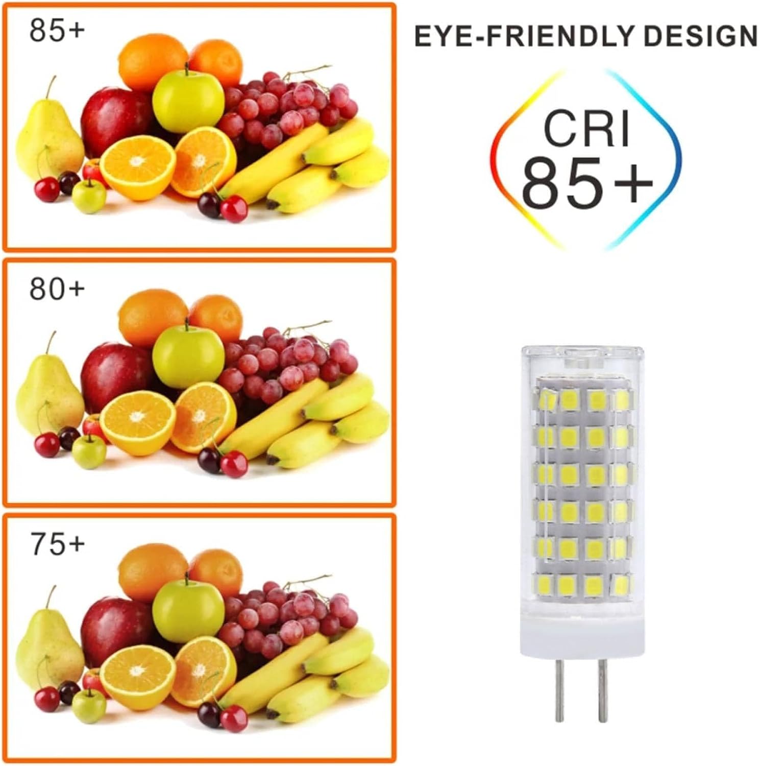 G4 LED 2835 SMD Dimmable Ceramic Corn Lamp - 64 Beads 7W/102 Beads 10W, 110V/220V, Warm/Cool White 110V Cool White 64 Beads 7W -5PCS
