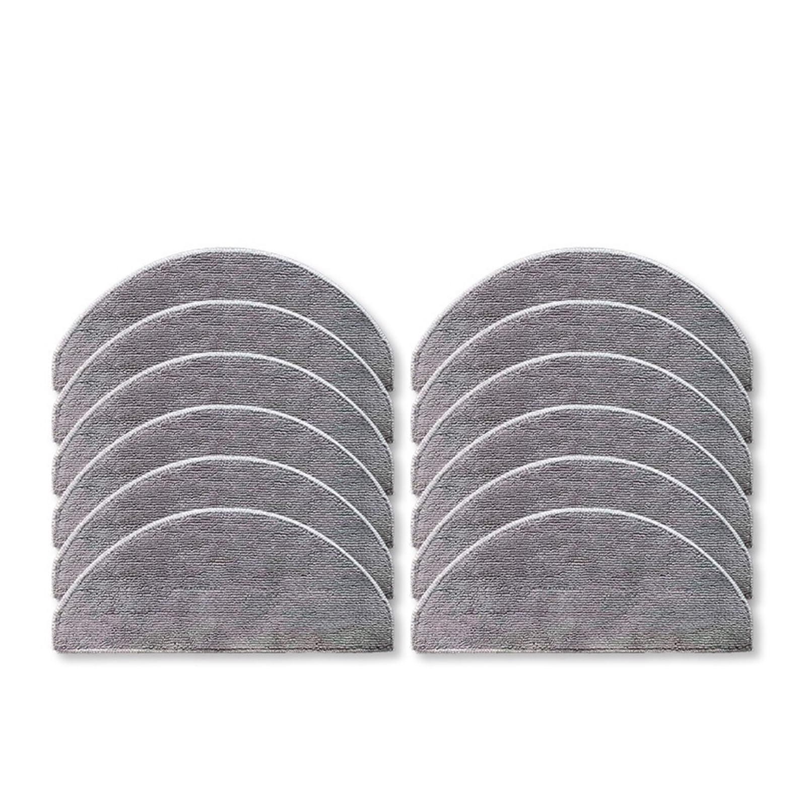 JWEINENL Mop Cloth ，Compatible for Xiaomi， S20 / D106 / E12 E10C L60 / Robot Vacuum Cleaner Replacement Accessories(12pcs)