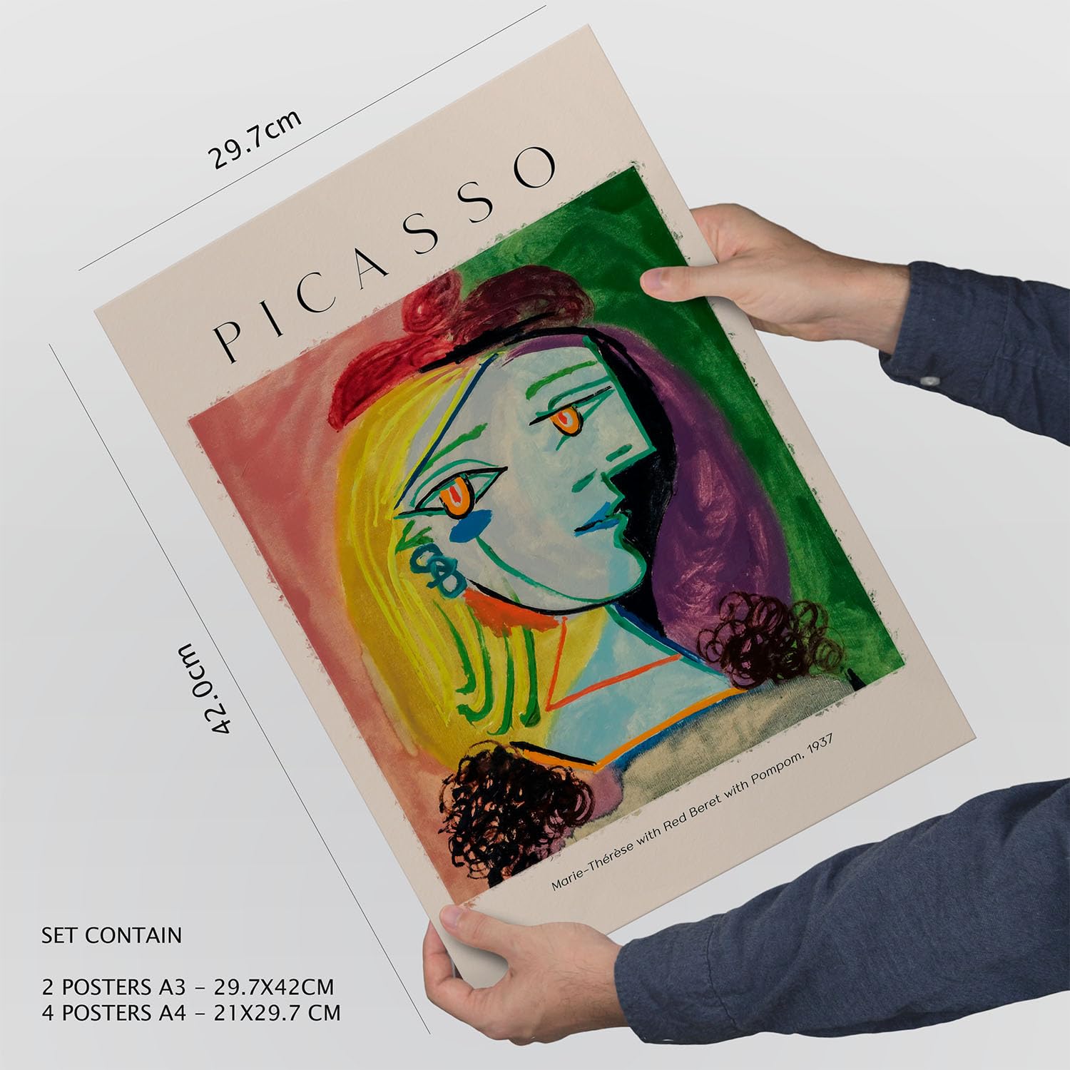 Nacnic Poster 6 set of Picasso 2 Collection of artworks, Decorative frames for your living room bedroom - Image 4