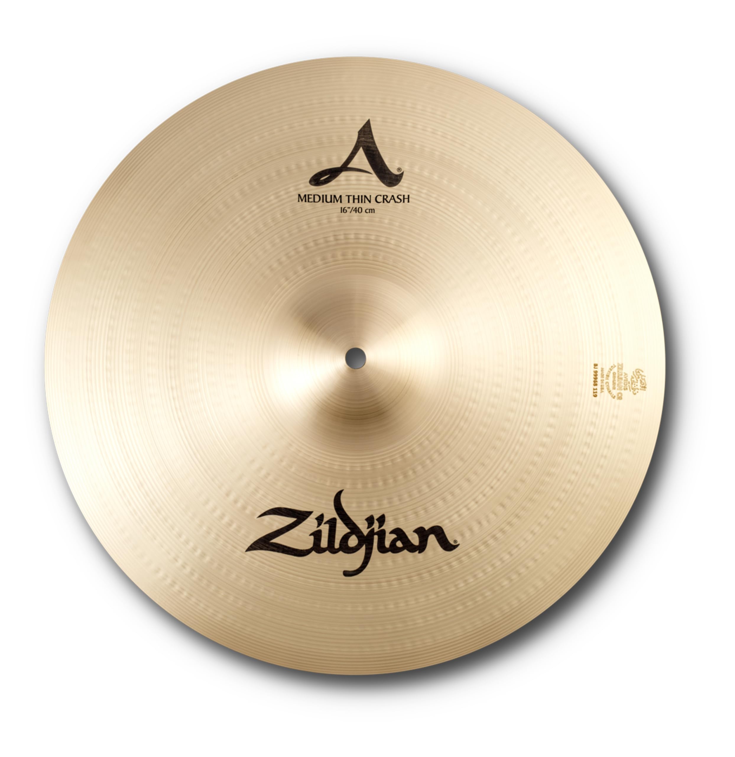 A Zildjian Medium Crash 16” Zildjian A Series 16-Inch Medium Thin Crash Cymbal : Amazon.in