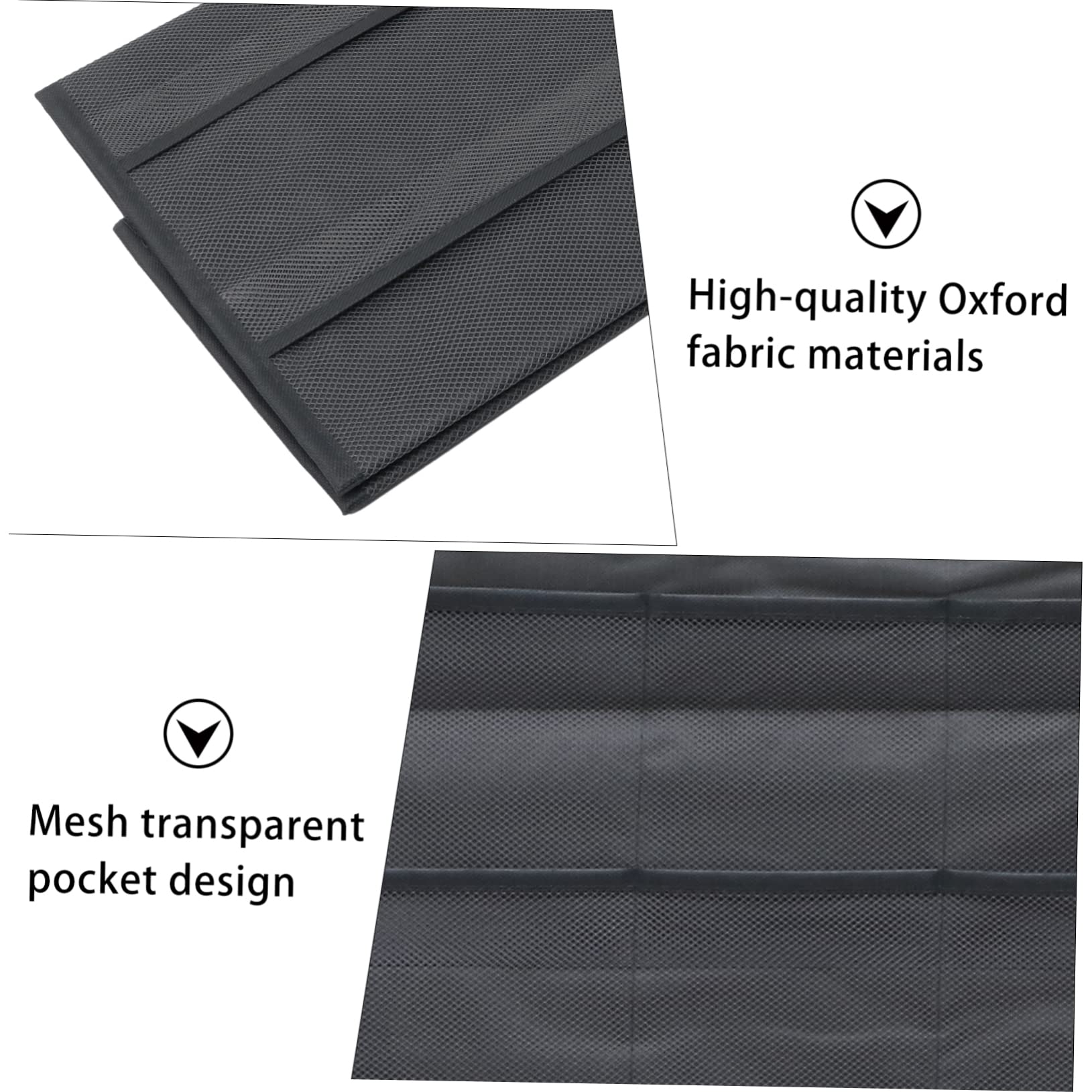 GLEAVI Multi Functional Cloth Bag Organizer Dual Sided Hanging Storage for Socks Underwear and More Sturdy Ventilated Design with Multiple Pockets for Closet Organization