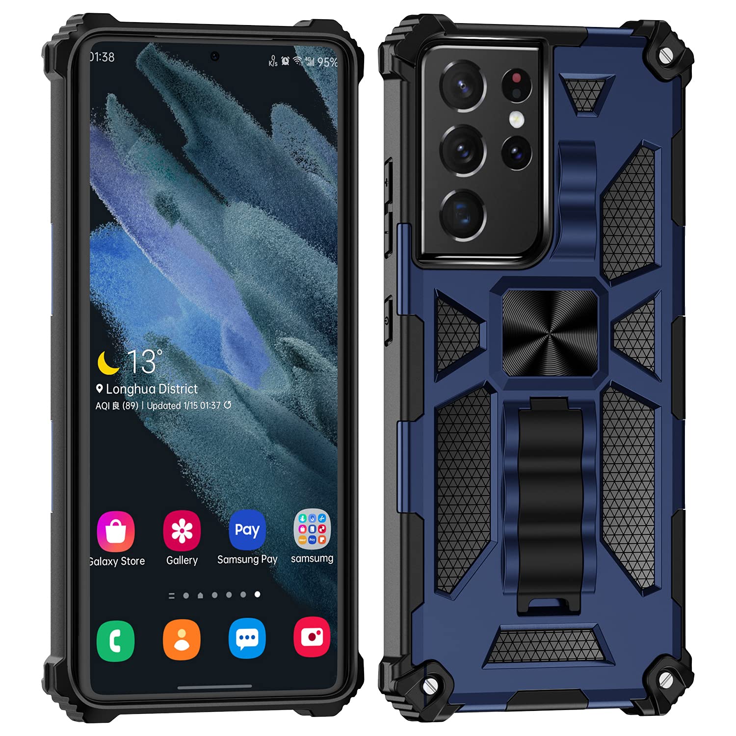 Konyaoo Samsung Galaxy S20 Ultra Rugged Outdoor Protective Case