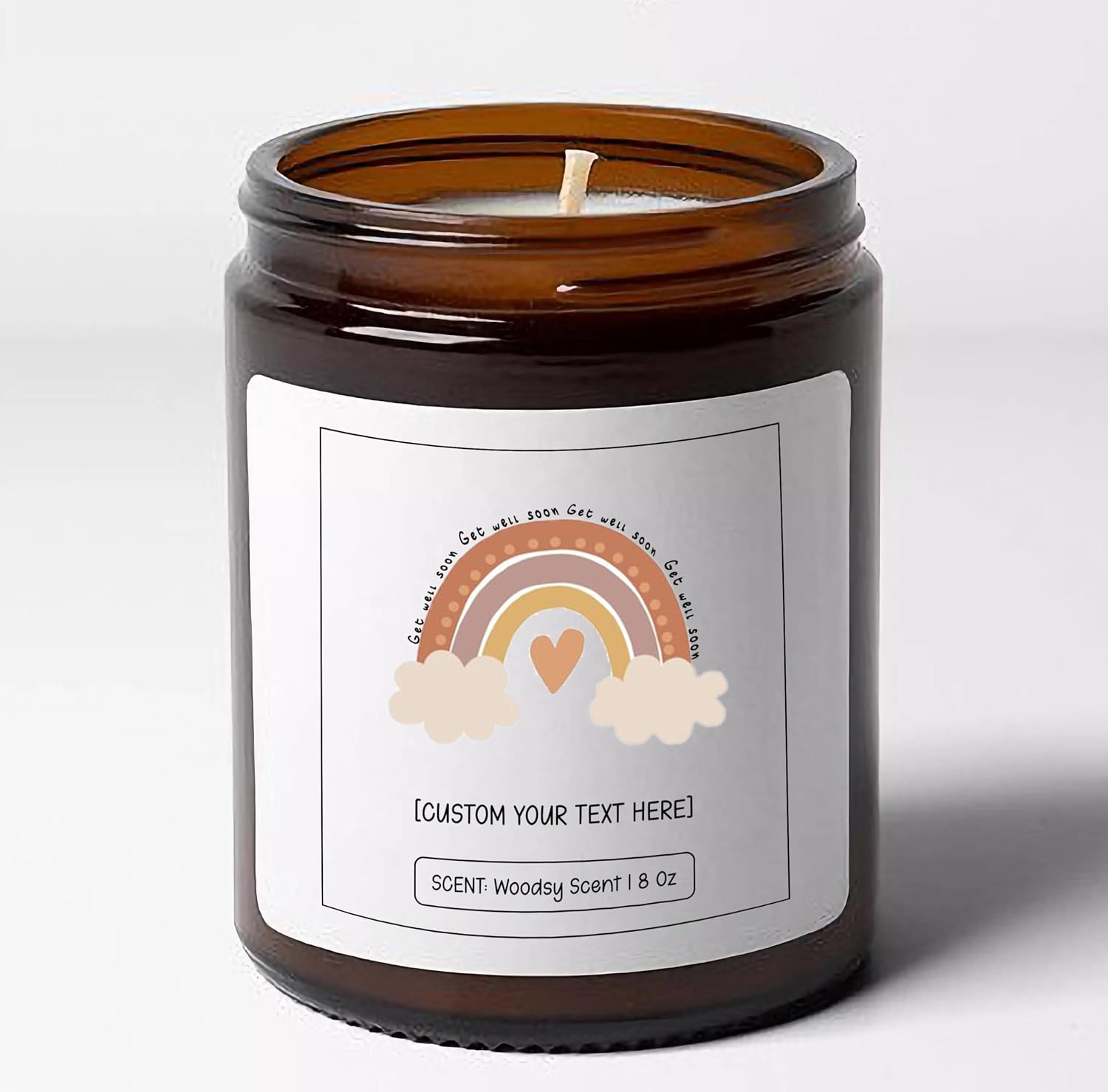 Personalized Photo Anniversary Candle for Friend, Girlfriend, Women, Men, Mom, Dad, Sister, Wife on Wedding, Love Ceremony - Happy Anniversary Candle with Messages