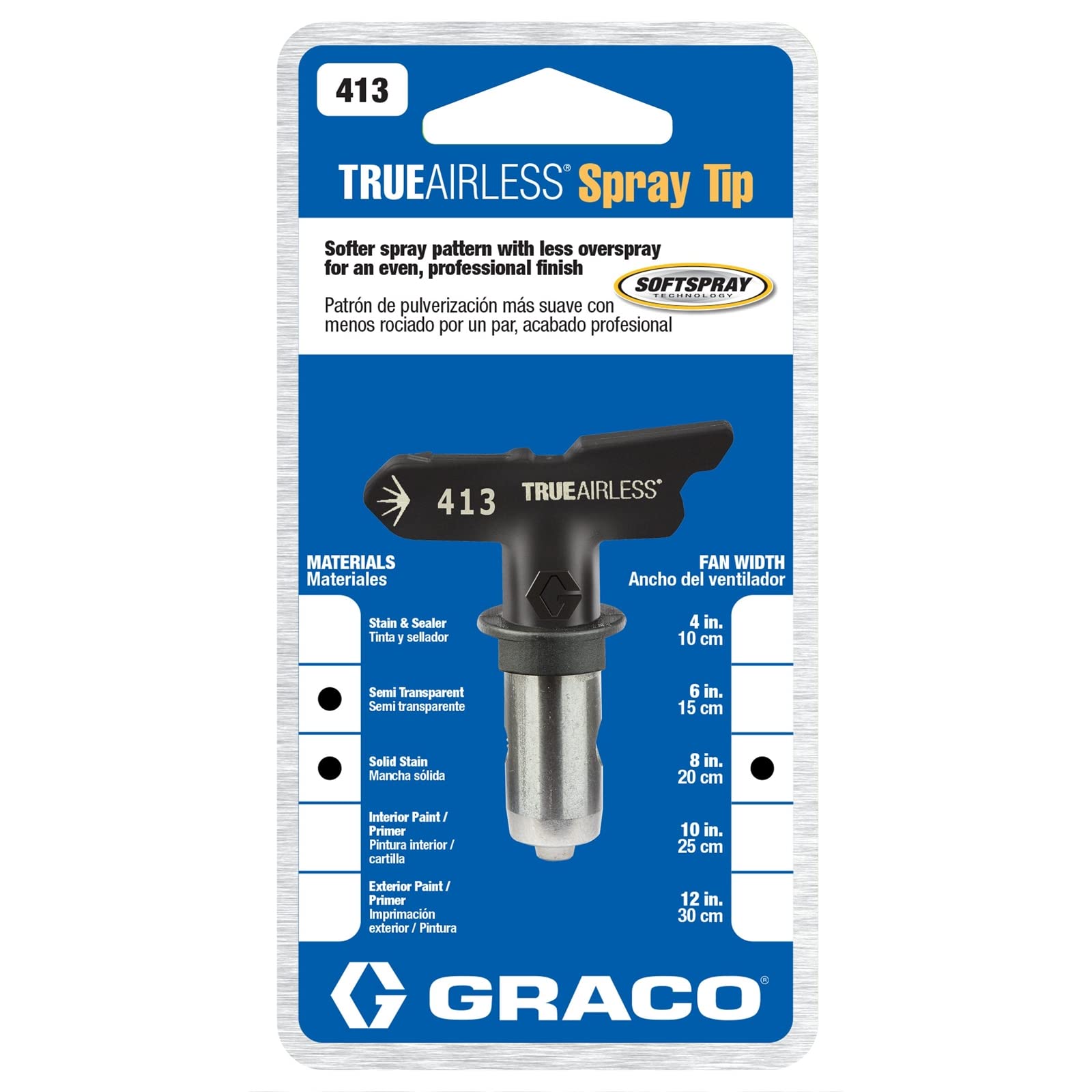 Graco TRA413 Dysza natryskowa TrueAirless 413 – do Magnum A20, A30, A45, A60, A80, A100, ProS19, ProS21