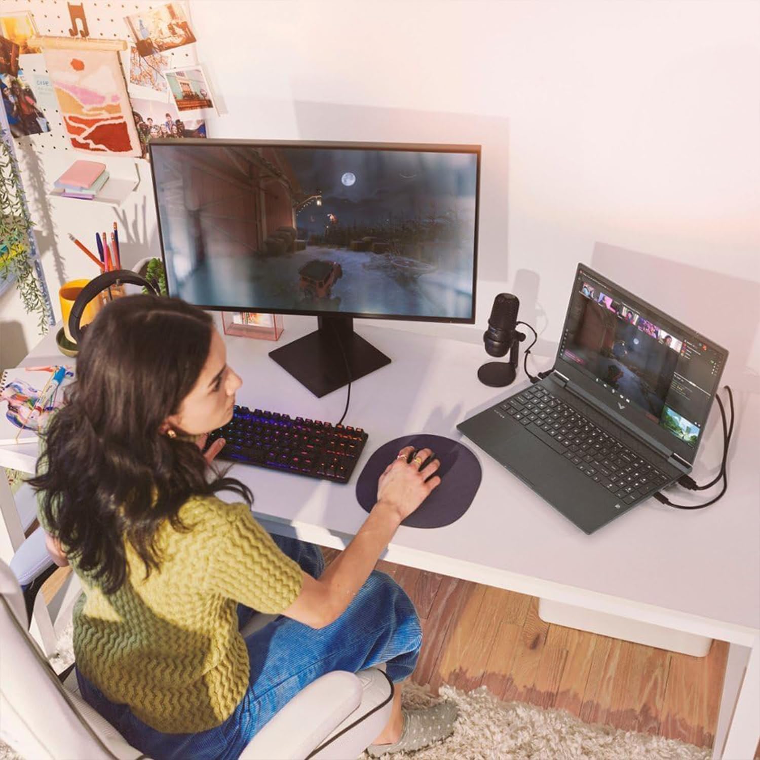 Amazon.co.jp: HP Victus 15 ゲーミングノートパソコン、15.6インチ