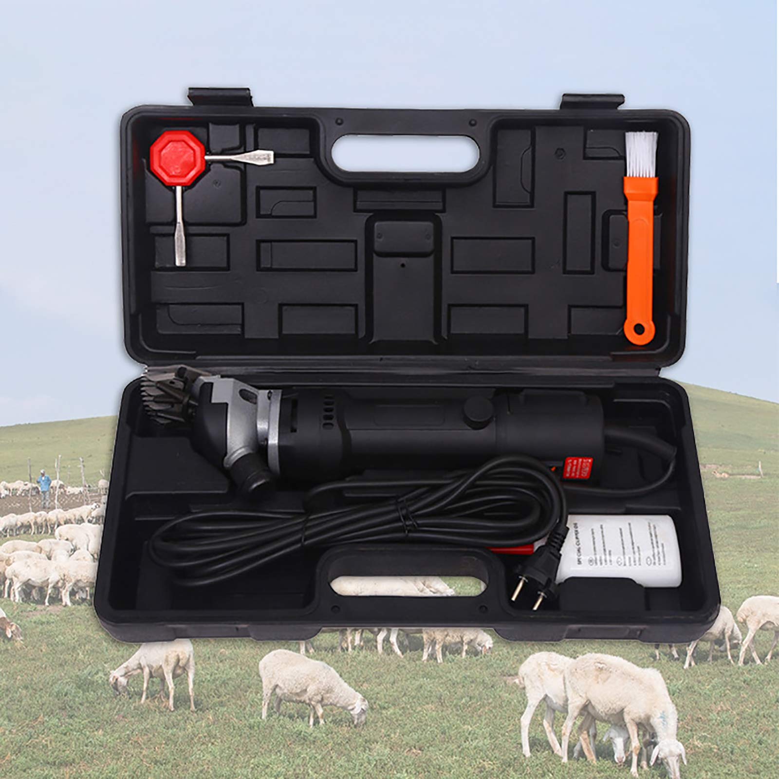 Tosatrice Per Cani Tosatrice Pecore Elettrica 1000W - Professionale Per Animali Da Fattoria Tosa Pecore - Foto 8