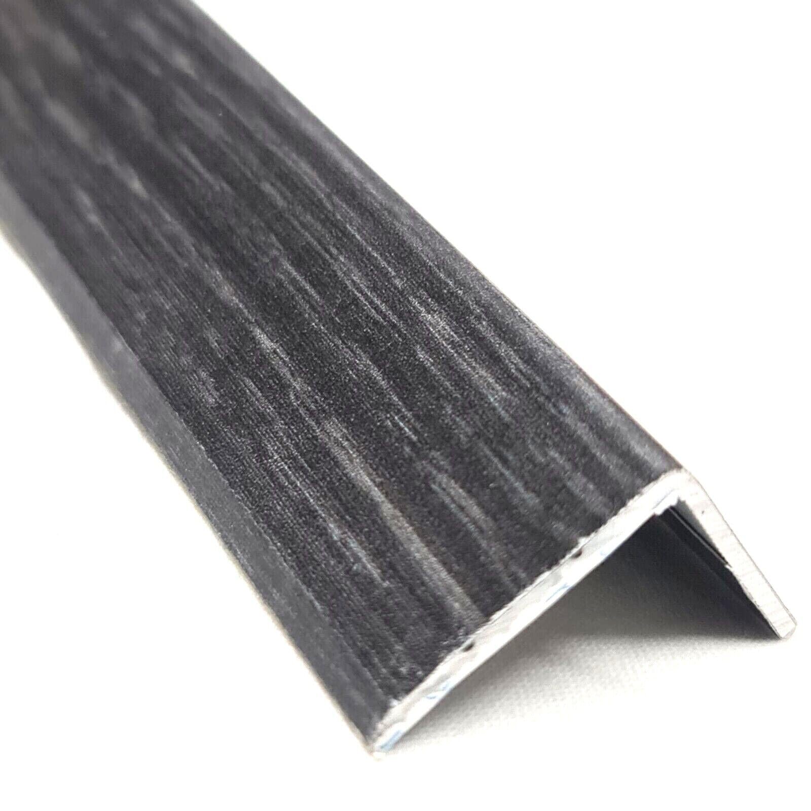 Home Supplies Direct Black Anthracite Effect Aluminium Motion Cover Strip Threshold Floor Edging 900Mm (Corner (25Mm X 20Mm))