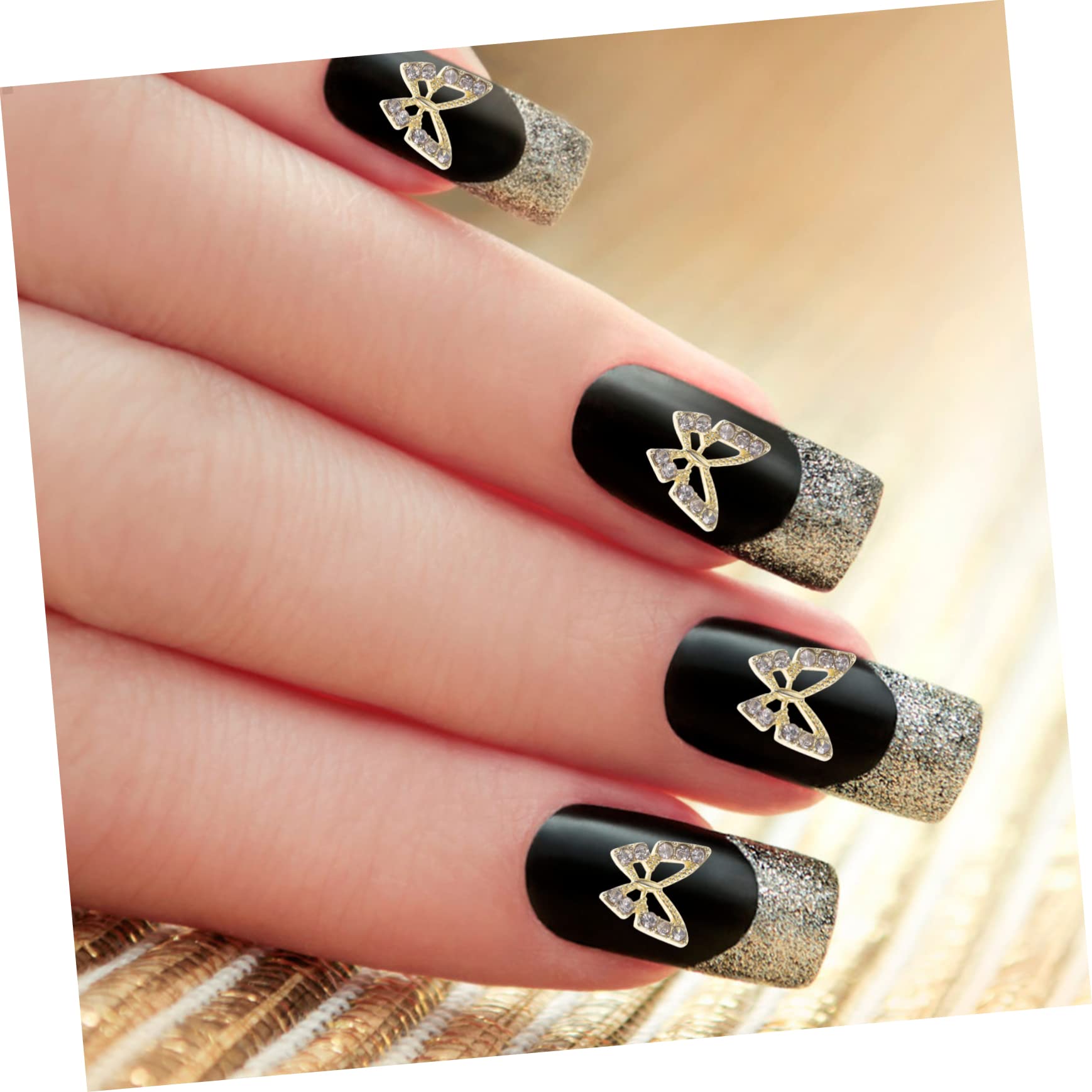 Beavorty 80piezas Encantadoras Para Decoración De Uñas Charms De Uñas Strass Suministros De Arte Para Manicura Profesional y