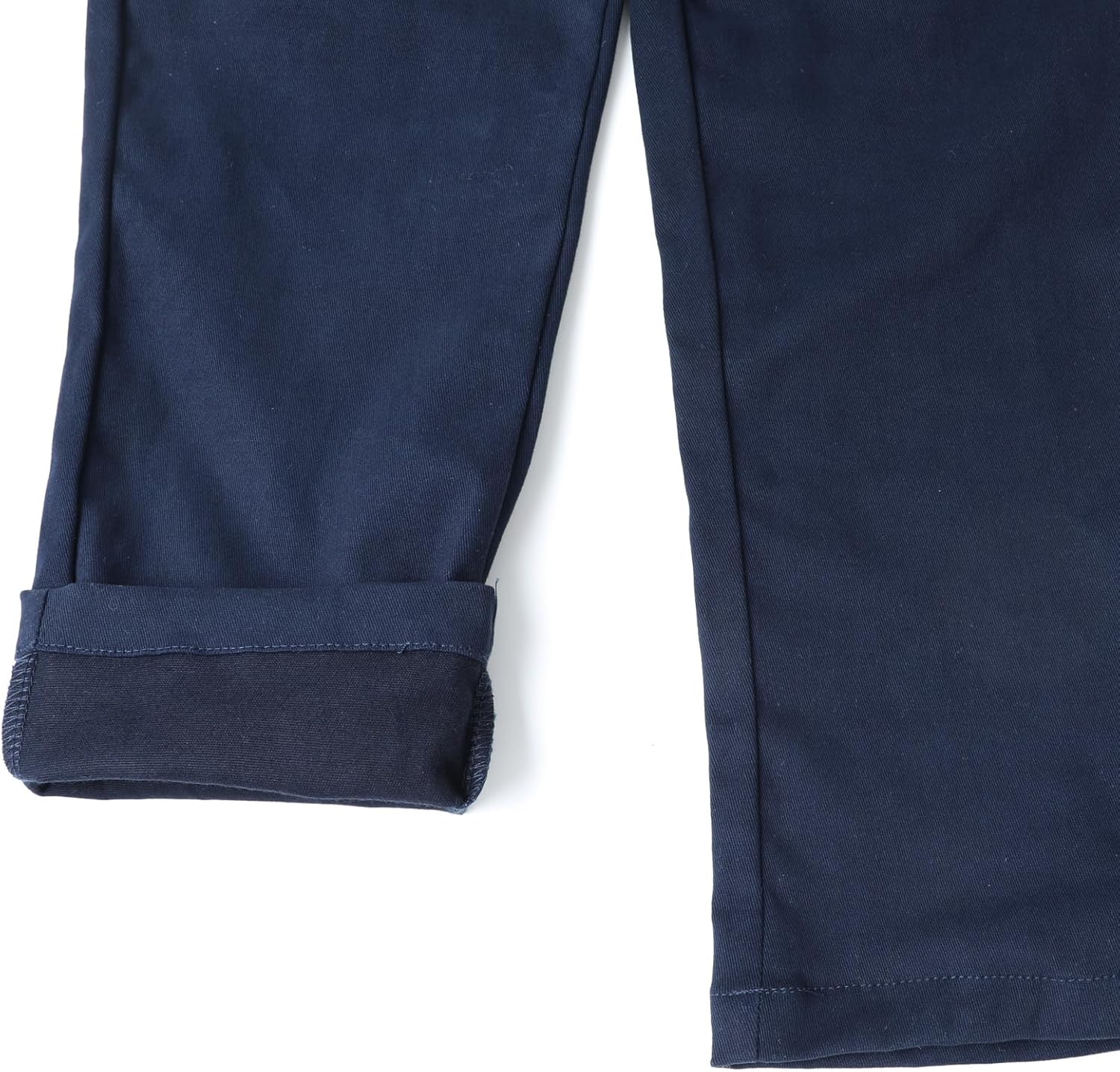 HILEELANG Kids Boy School Uniform Pants Stretch Cotton Chino Navy Khaki Trousers Sizes 4-16, 1 or 2 Pack - Image 6