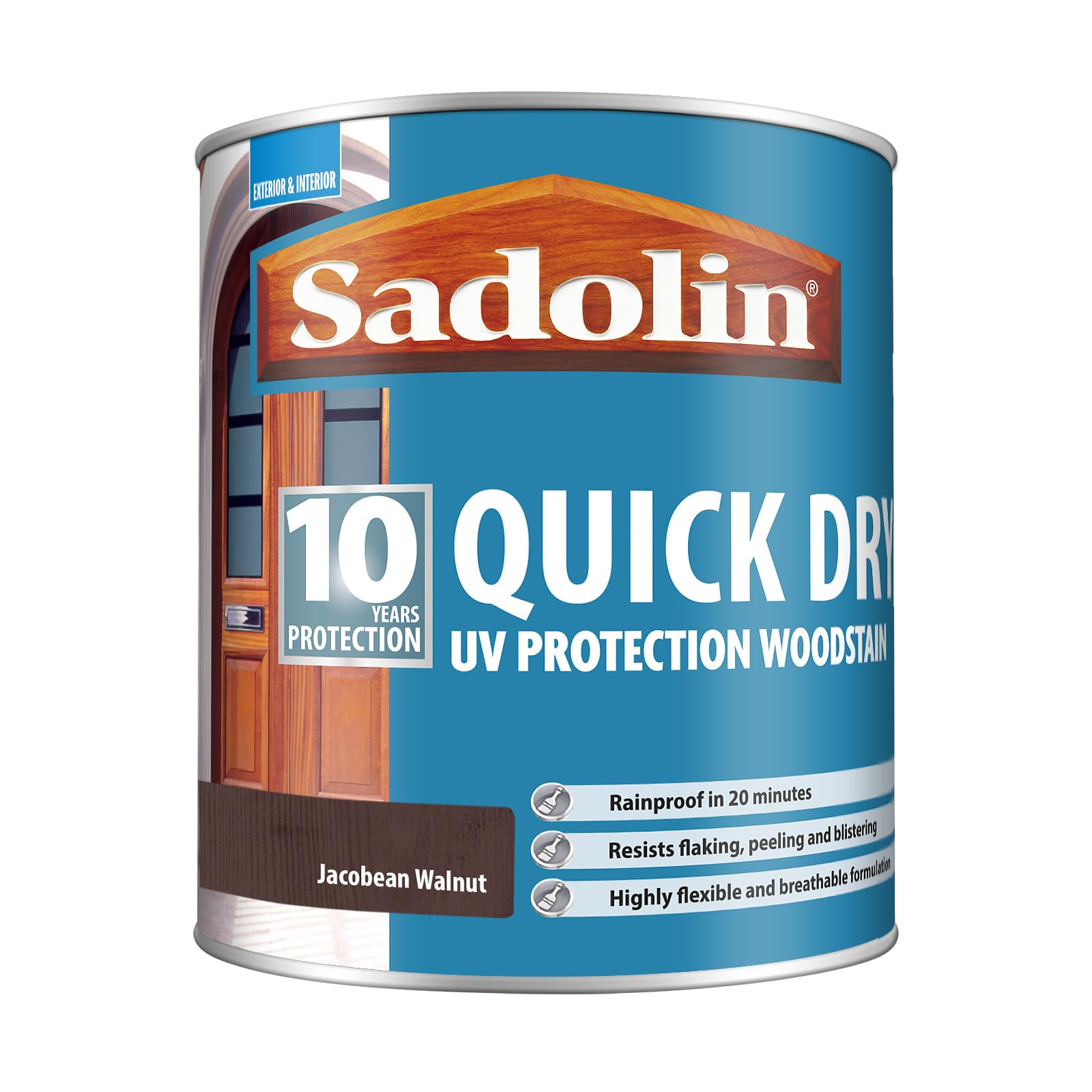 Sadolin 10 Year Quick Dry Woodstain Long-Lasting Exterior Protection Quick-Drying, Weather Resistant Wood Finish โ image 1