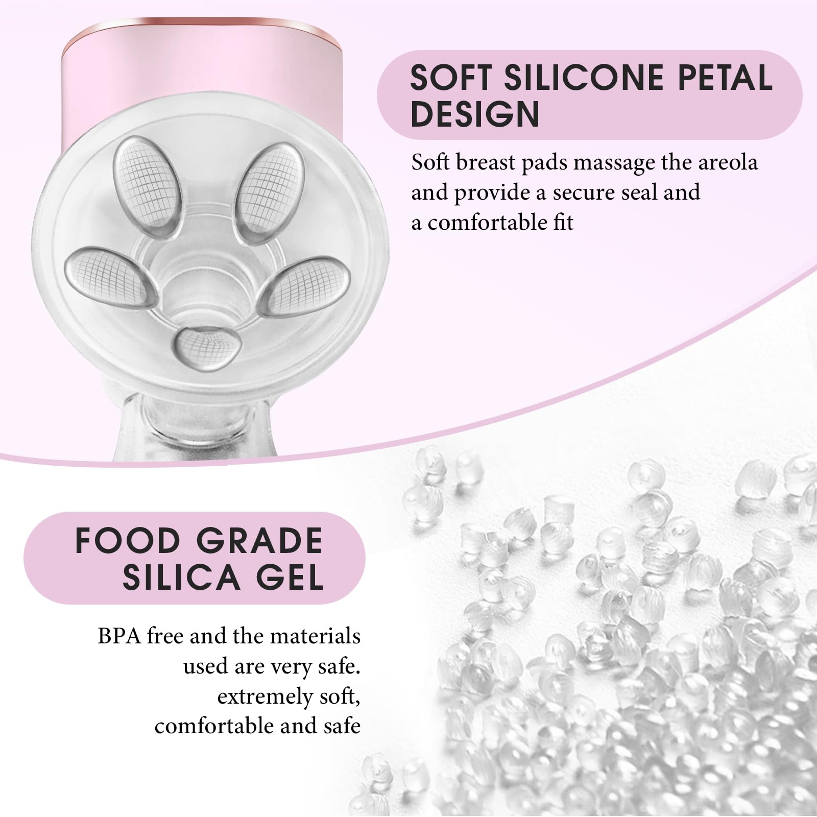 HyAdierTech Tiralatte Elettrico,Tiralatte Ricaricabile con 3 Modalità e 9 Livelli,Forte Aspirazione Pompa per Allattamento,Tiralatte Neonati Elettrico Portatile,Coppette Raccogli Latte Materno (Viola)