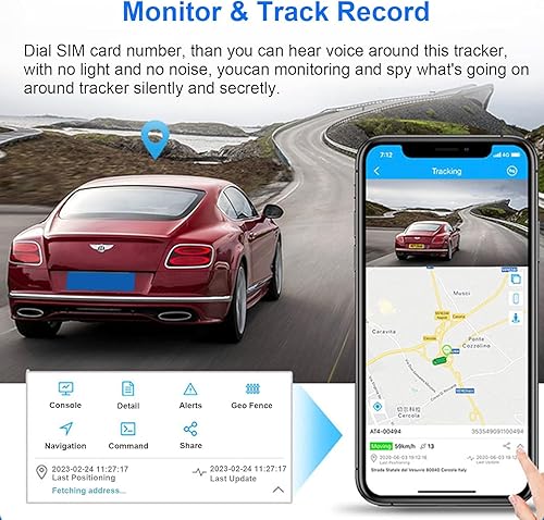 Miniatura 3 de Rastreador GPS para vehículos, mini dispositivo de seguimiento GPS magnético en tiempo real, cobertura global completa para automóvil, niños,