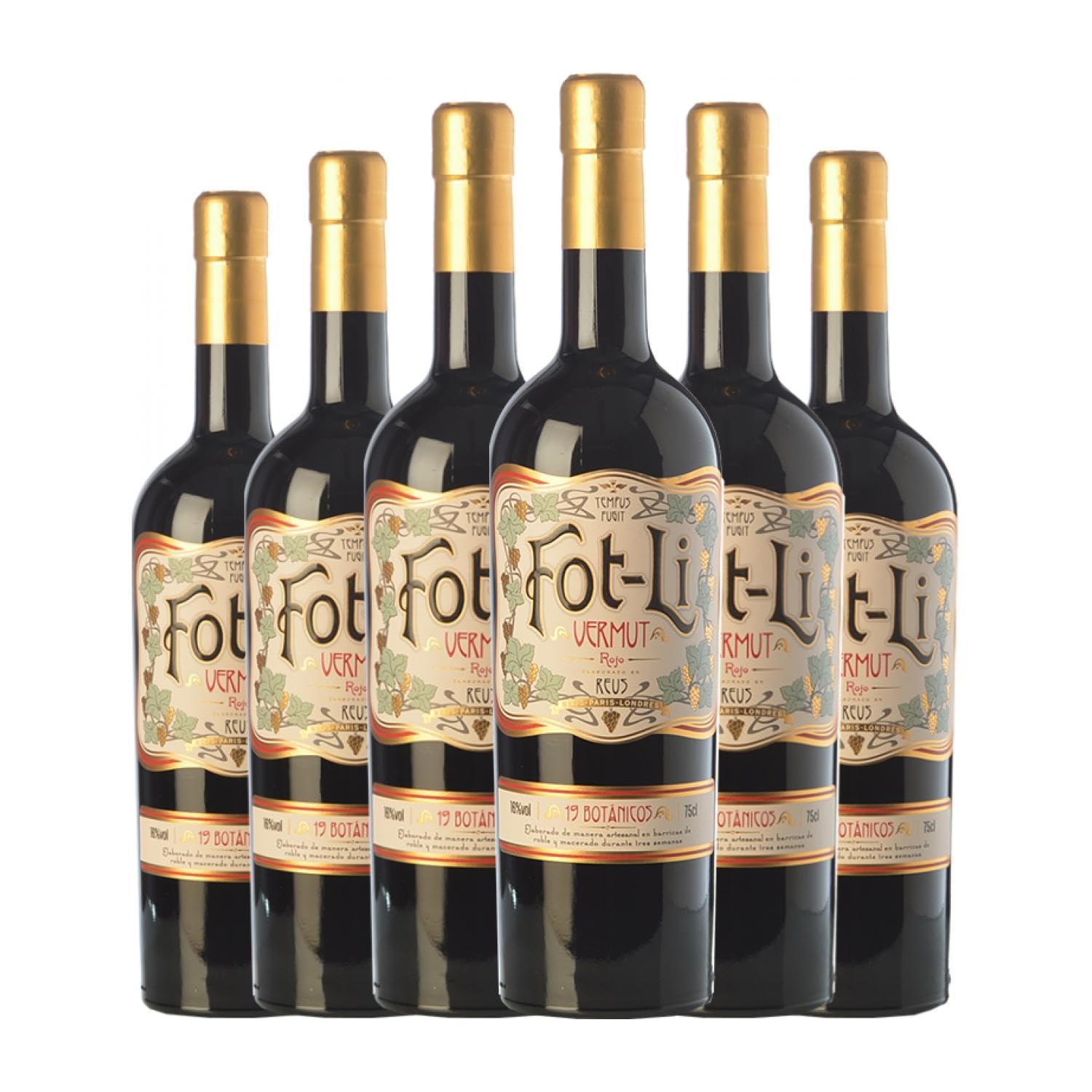 Vermut Alegre Fot-Li 70 cl (Caja de 6 Botellas de 70 cl)