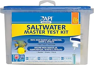 Saltwater master test kit 550-test for aquarium water