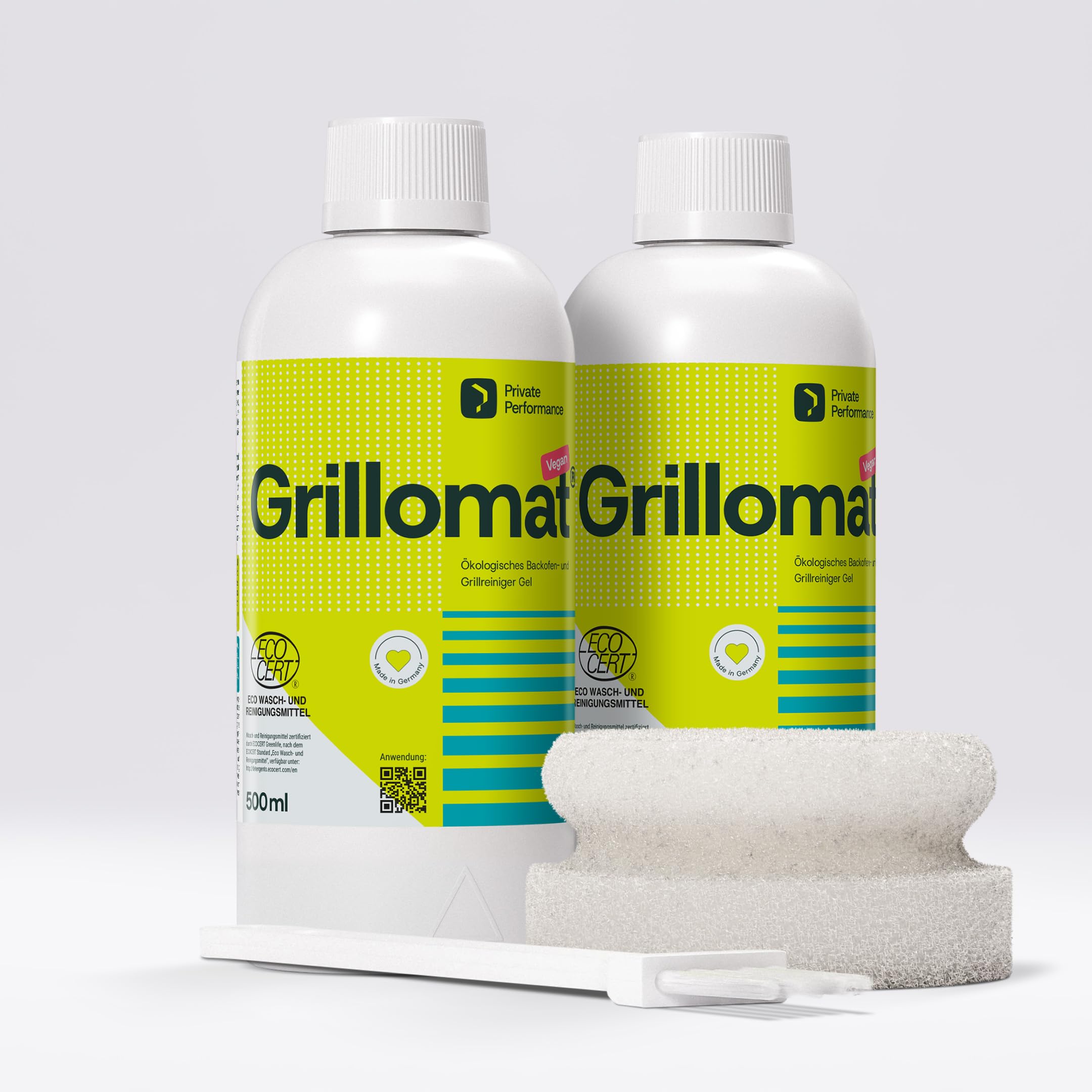 GRILLOMAT® Backofen- und Grillreiniger Gel ECOCERT 2 x 500 ml