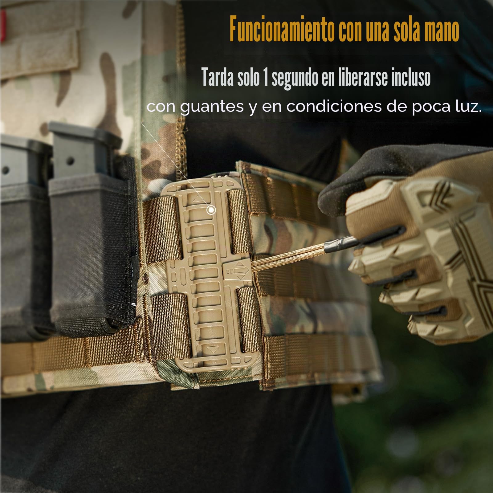 OneTigris FYR Chaleco táctico para airsoft, tirantes de placa ajustable transpirable protector de pecho para paintball, policía, airsoft