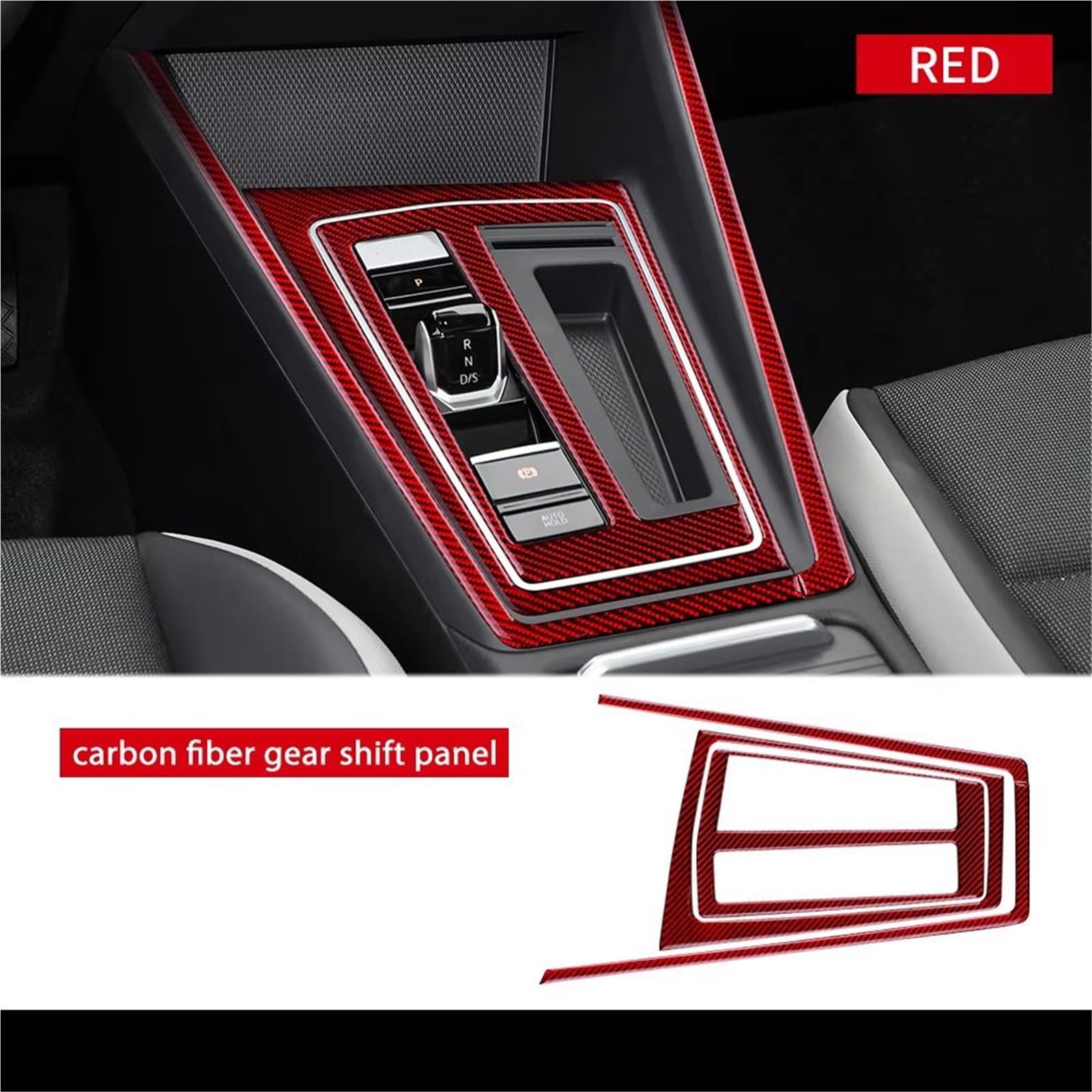 Rivestimento Centrale Compatibile Con Per Golf 8 MK8 2020 2021 2022 2023 Accessori Per La Decorazione Console Centrale Dell'auto Pannello Cambio Adesivi Decorativi