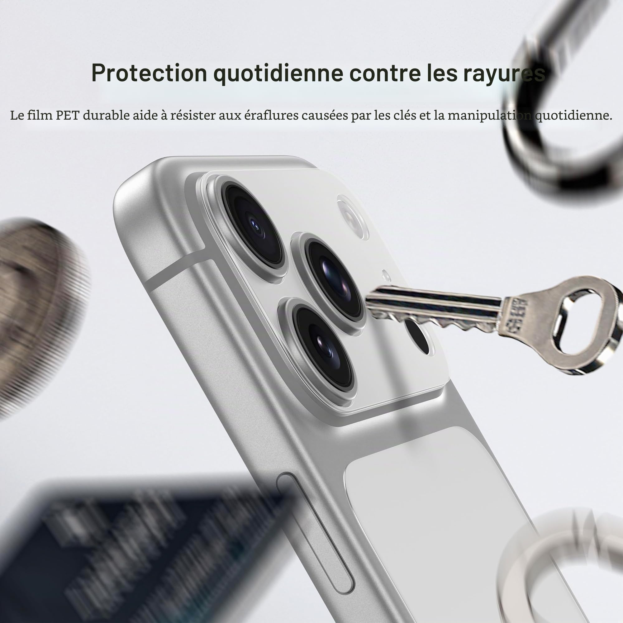 AMAZINGthing pour iPhone 17 [RADIX FullCover] Protection d’Objectif et Film Arrière, Film Mat Ultra Fin, Pleine Couverture, Résistant aux Rayures (Radix Full Cover Film Set - iPhone 17 Pro)