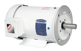 BALDOR CEWDM3545 Wash Down Duty Motors, Three Phase, Totally Enclosed, C-Face, Foot Mounted, 1 hp, 3450 RPM, 3PH, 60 Hz, 56C, 3516M, TEFC, F1, N, 230/460V, Steel