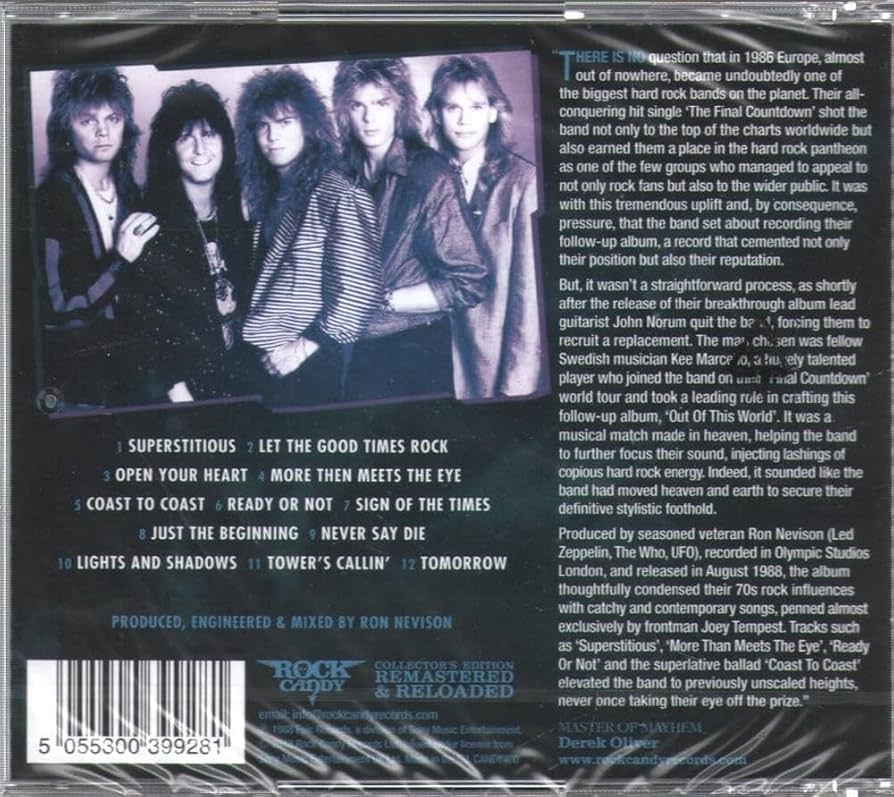 EUROPE/OUT OF THIS WORLD バンドスコア EUROPE/OUT OF THIS WORLD バンドスコア