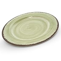 Vista 16 de Carlisle FoodService Products Plato reutilizable de plástico Mingle para cena con estilo de cerámica para el hogar y el restaurante, de melamina, 9