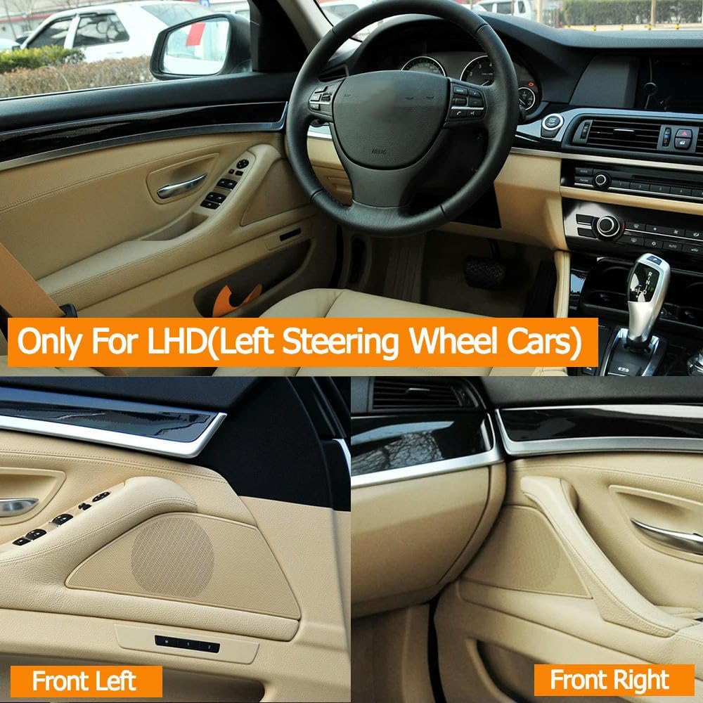Car Speaker Cover Trim for BMW 5 Series F10/F11/523/525/530/535, LHD Front Door Horn Cover Sound Speaker Cover