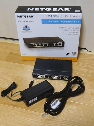 Amazon.co.jp: NETGEAR GS308P Tabletop Compact Unmanaged Switching