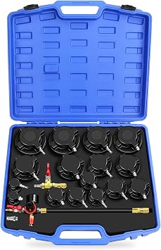 YSTOOL Turbo Boost System Leak Tester Kit 19PCS Turbocharger Leakage Test